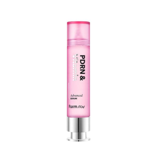 [Farmstay] PDRN & Vitamin Advanced Serum (30ml) | Rejuvenating & Brightening Face Essence, K-Beauty