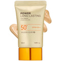 [The Face Shop] Natural Eco Power Long-Lasting Sun Cream SPF50+ PA+++ - Waterproof & Foundation-Free, 50ml | Olive's K-beauty