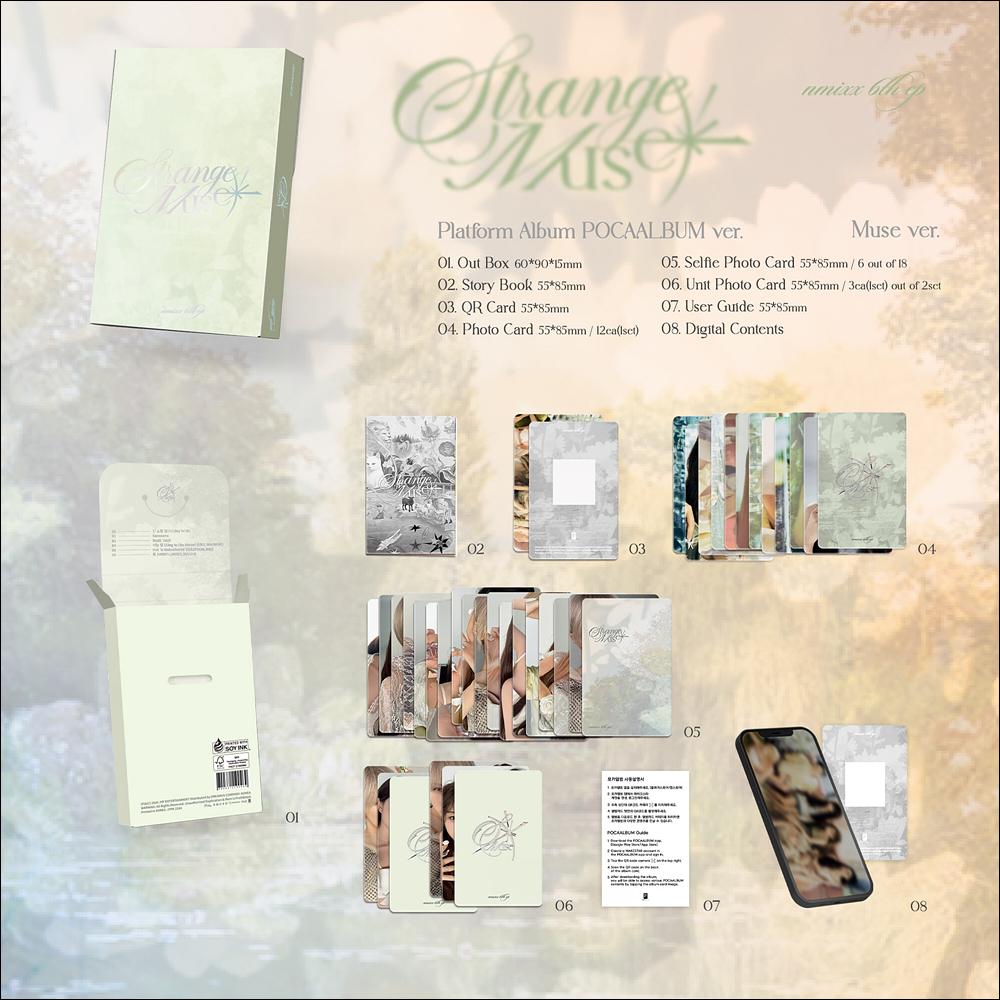 [Pre-order/SET] NMIXX Strange Muse Platform Album POCAALBUM Ver. KPOP Sealed + Free Gift