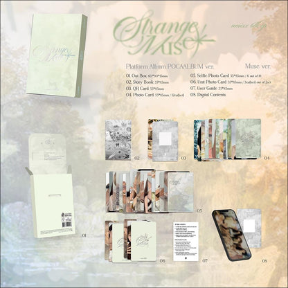 [Pre-order/SET] NMIXX Strange Muse Platform Album POCAALBUM Ver. KPOP Sealed + Free Gift