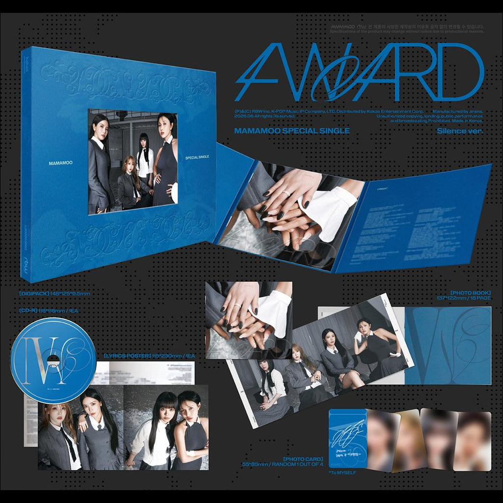 [Pre-order] Mamamoo Special Single [4WARD] (Memories ver./Silence ver.) + Free Gift