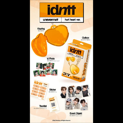 idntt <unevermet> hurt heart ver. Album</unevermet>