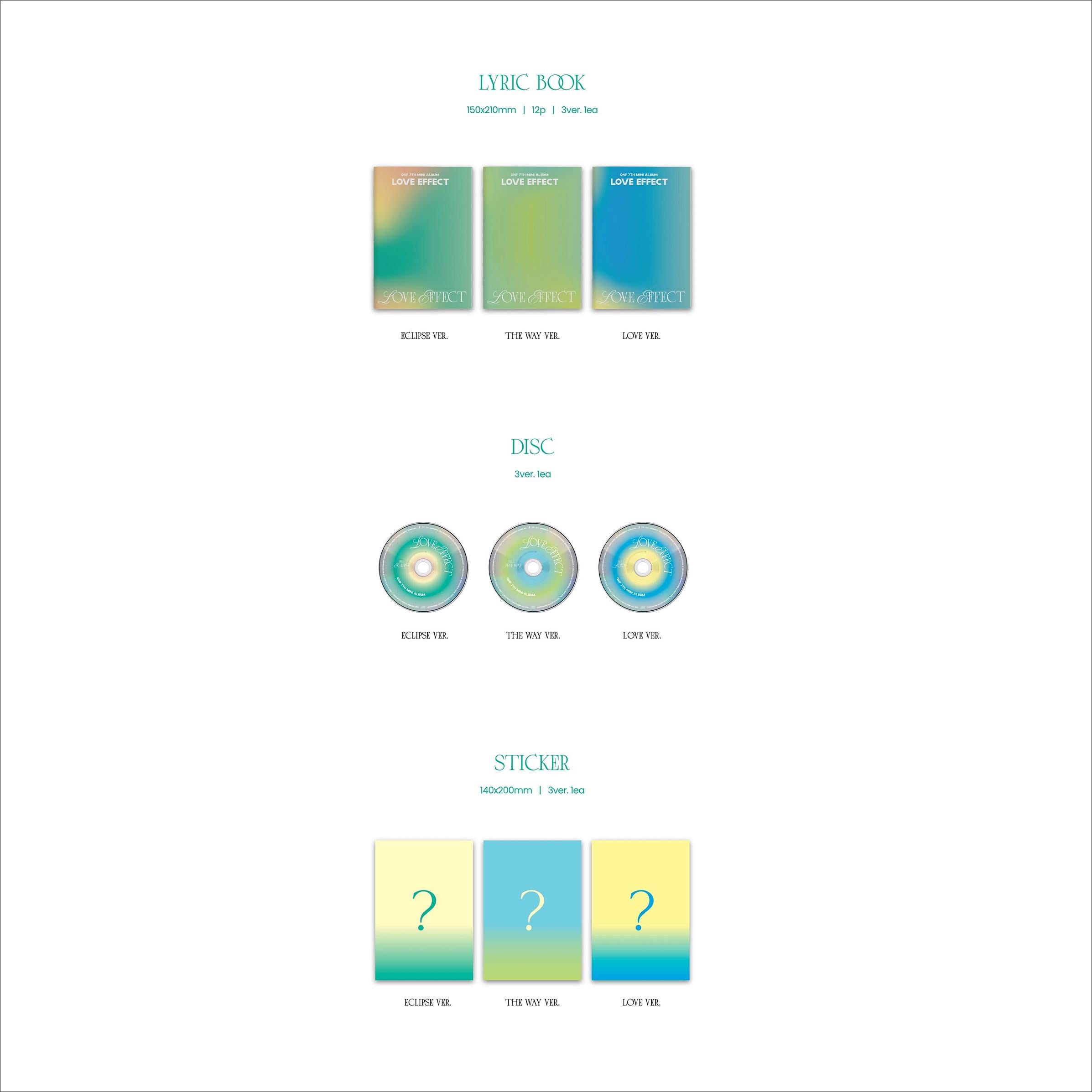 ONF - LOVE EFFECT / 7th Mini Album