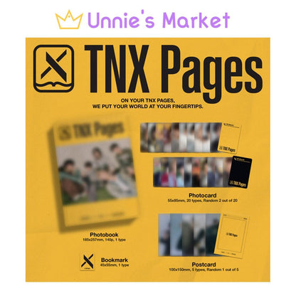TNX [TNX Pages] PHOTOBOOK ver. Album + Free Gift