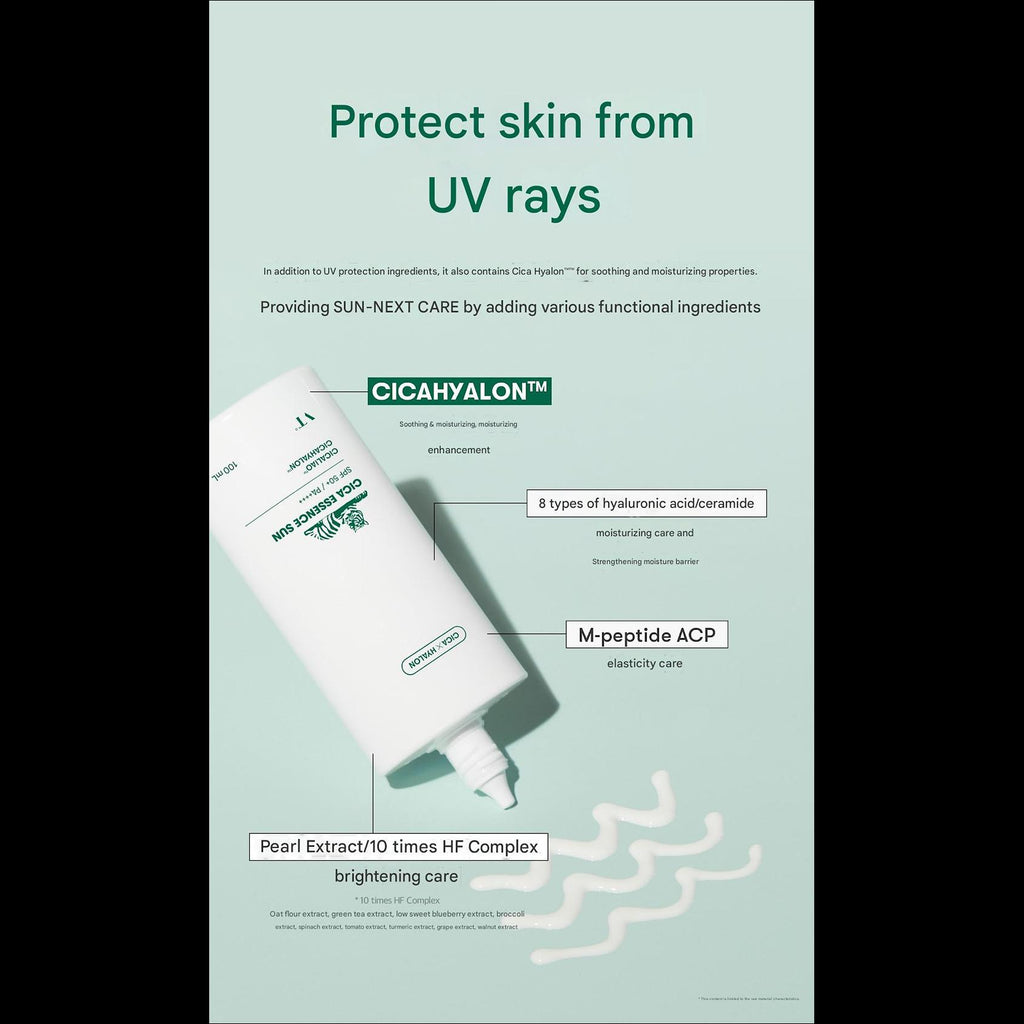 VT CICA SUN ESSENCE UV Protection & Brightening & Wrinkle Improvement Triple Functional Cosmetics