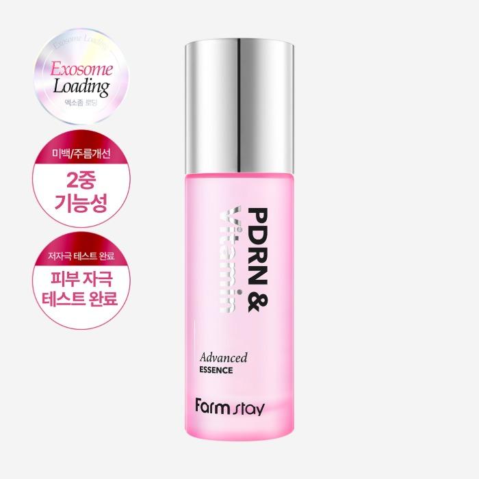 [Farmstay] PDRN & Vitamin Advanced Essence (50ml) | Rejuvenating & Nourishing Facial Treatment, K-Beauty