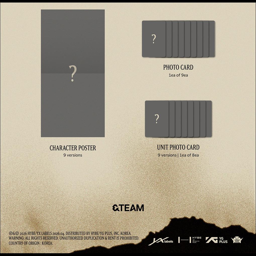 &TEAM [We on Fire] LIMITED EDITION / 3rd EP Album + Free Gift