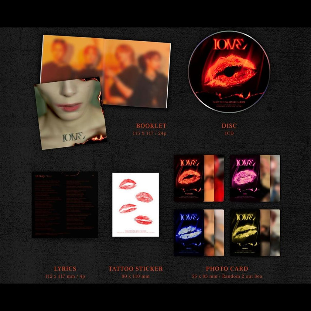 XLOV [I ONE] 2ND Single Album (I VER. / 1(ONE) VER.)