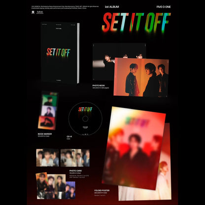 FIVE O ONE [SET IT OFF] 1st Album (CD) + Free Gift