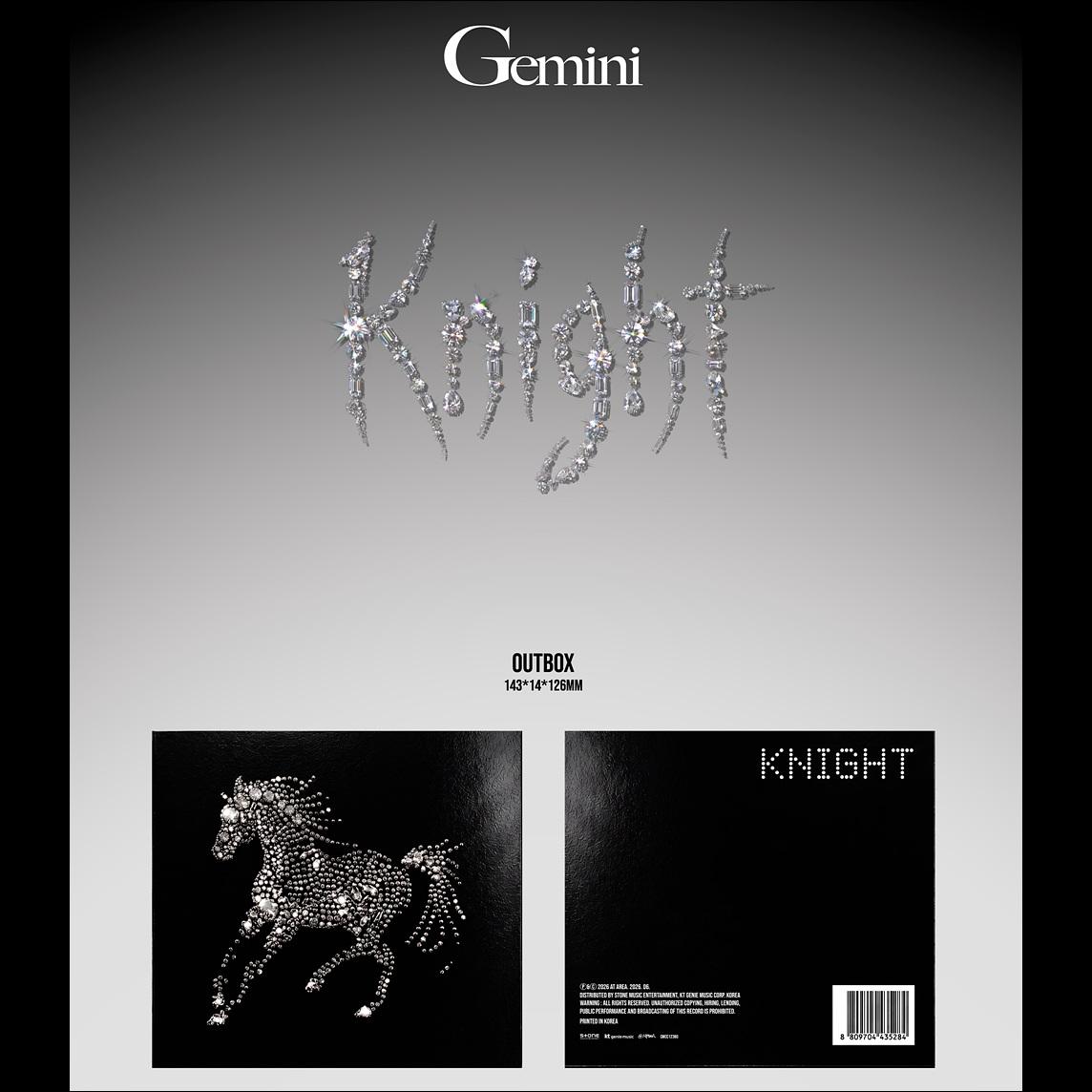 [Pre-order] Gemini - Knight Album (CD) + Free Gift