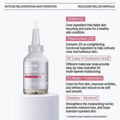 [Dr.Oracle] Curesona Rejucode Roller Ampoule 30ml | 1% PDRN Anti-Aging Skin Elasticity Booster, K-Beauty
