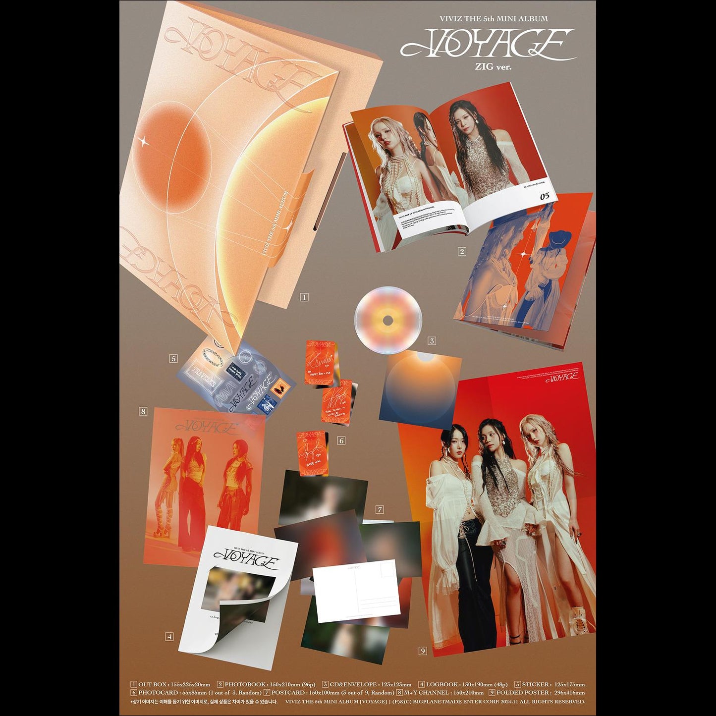 VIVIZ - VOYAGE The 5th Mini Album