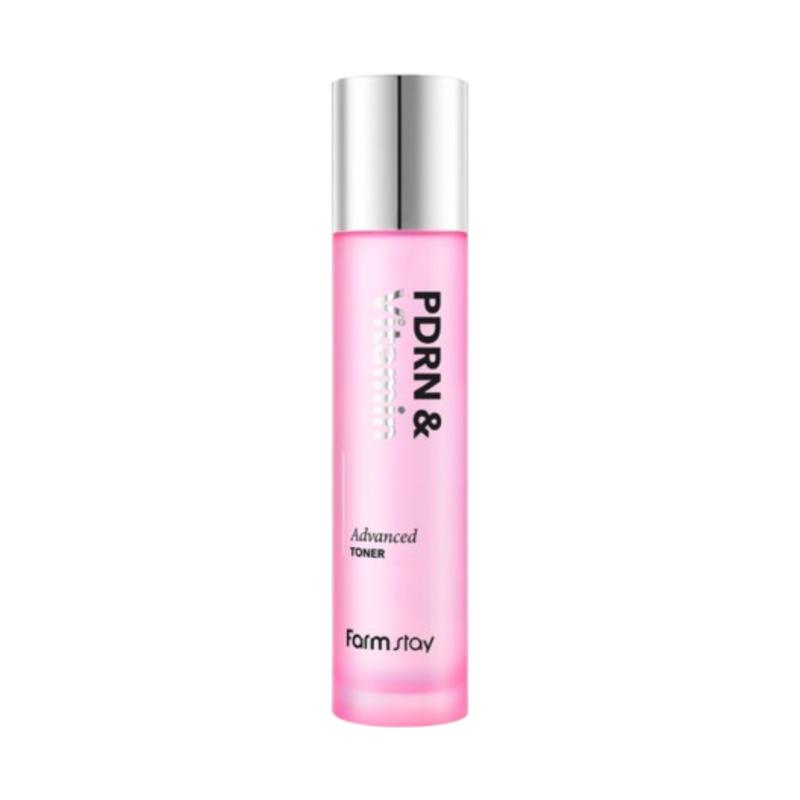 [Farmstay] PDRN & Vitamin Advanced Toner (120ml) | Hydrating & Brightening Facial Toner, K-Beauty