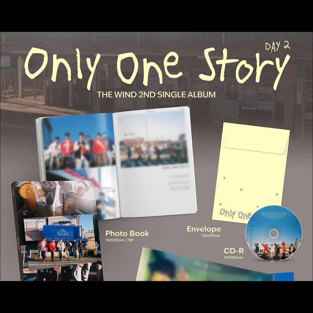 The Wind [Only One Story] 2nd Single Album (DAY 1 / DAY 2)