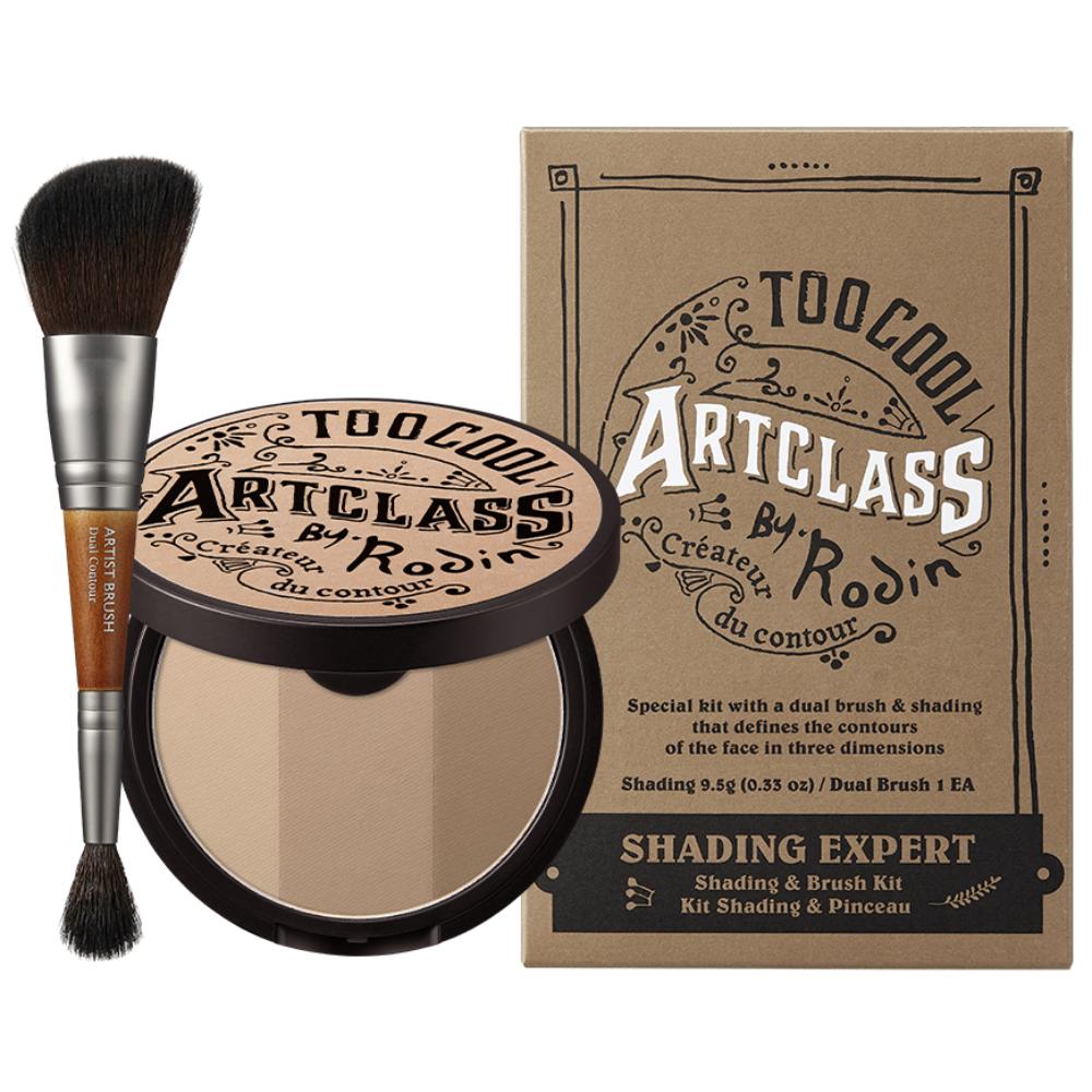 [Too Cool For School] Artclass By Rodin Shading Expert Kit (Modern) | 9.5g Cool Tone Shading Powder + Dual Contour Brush, K-Beauty