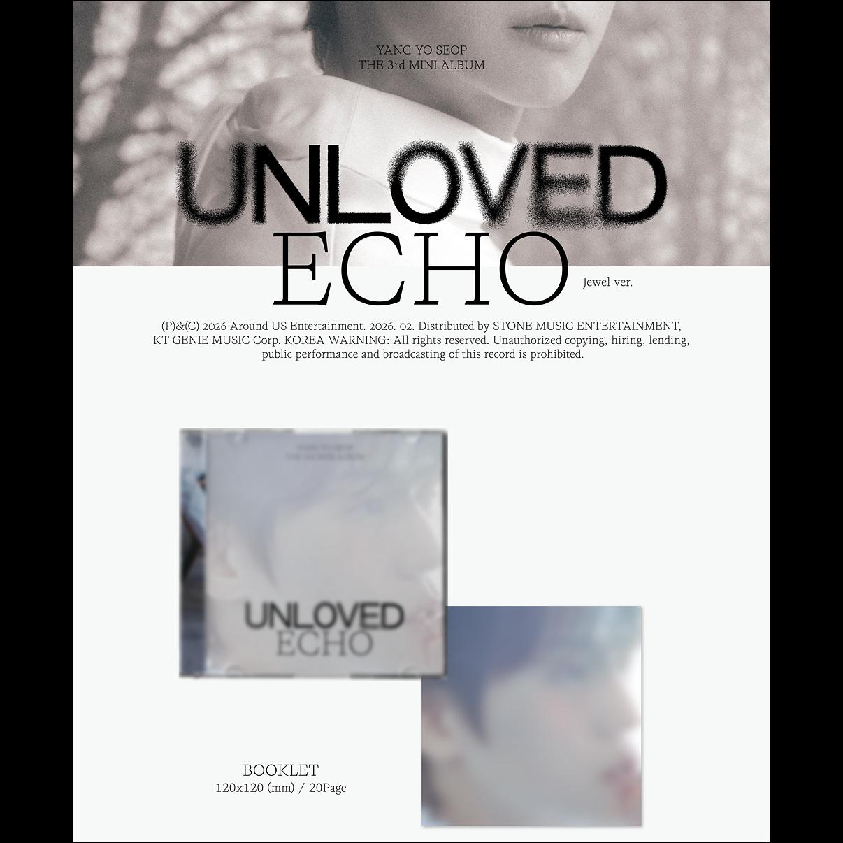 YANG YO SEOP (HIGHLIGHT) Unloved Echo (Jewel ver.) + Free Gift
