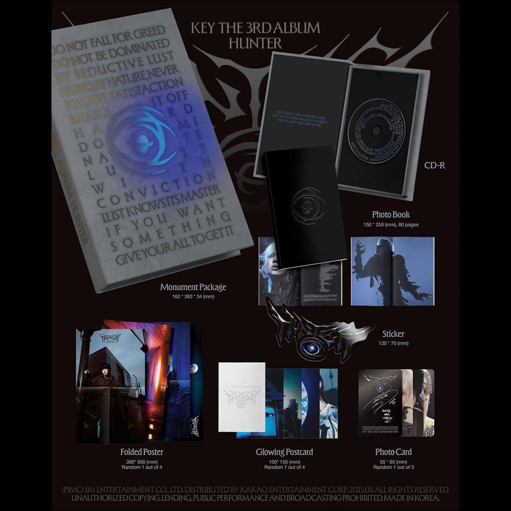 (Monument Ver.) KEY (SHINee) [HUNTER] 3rd Album