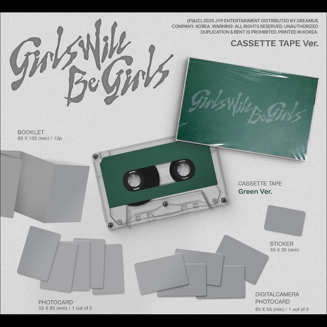ITZY [Girls Will Be Girls] Cassette Tape Ver.