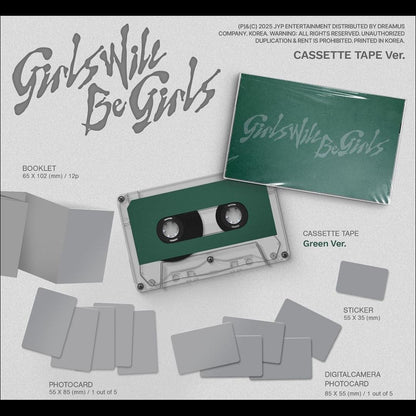 ITZY [Girls Will Be Girls] Cassette Tape Ver.