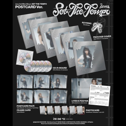 izna [SET THE TEMPO] POSTCARD Ver. + Free Gift