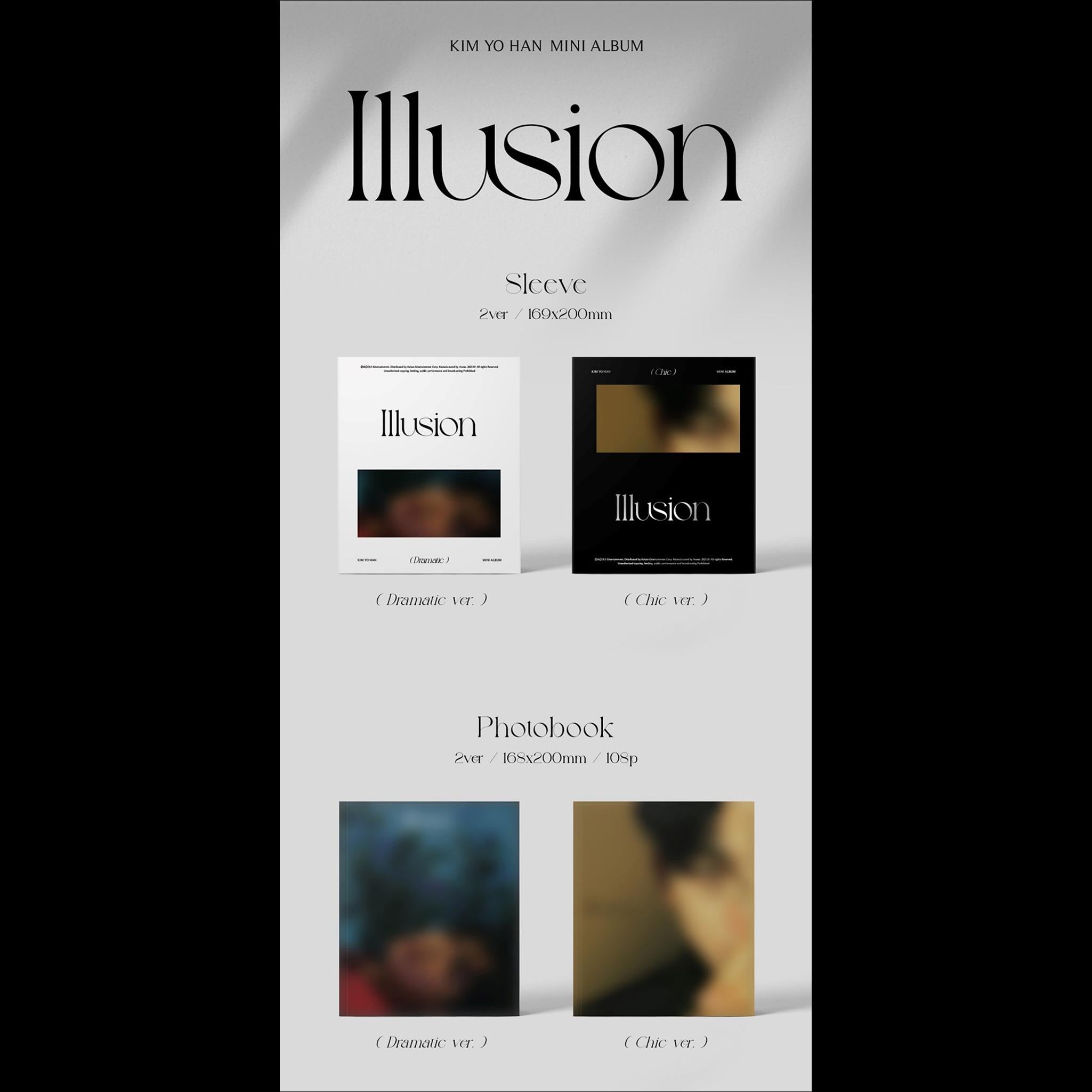 KIM YO HAN [Illusion] WEi XI KIM YOHAN 1st Mini Album