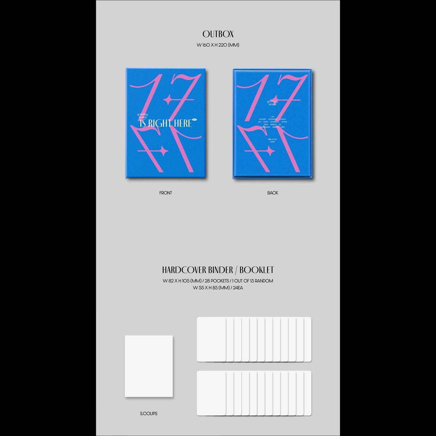 SEVENTEEN - SEVENTEEN BEST ALBUM 17 IS RIGHT HERE (Dear Ver.)