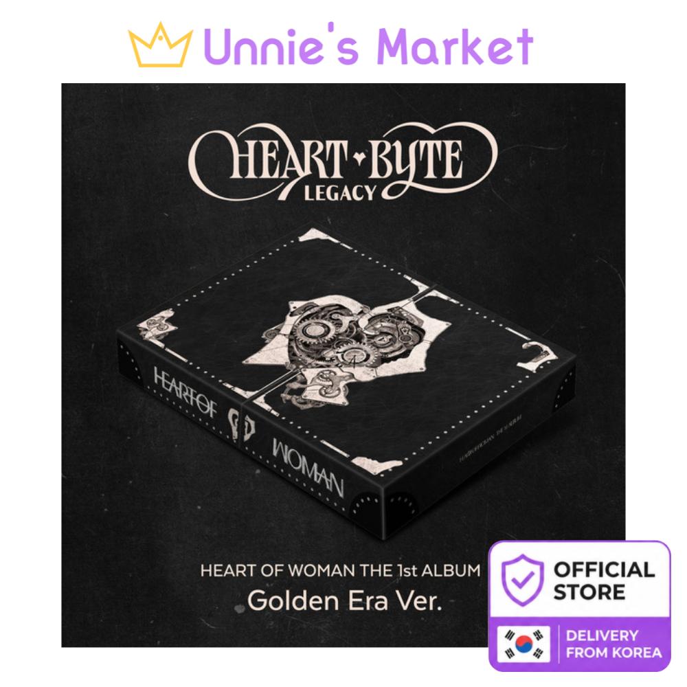 HEART OF WOMAN [Heart Byte  LEGACY] THE 1st ALBUM (Golden Era ver.) + Free Gift