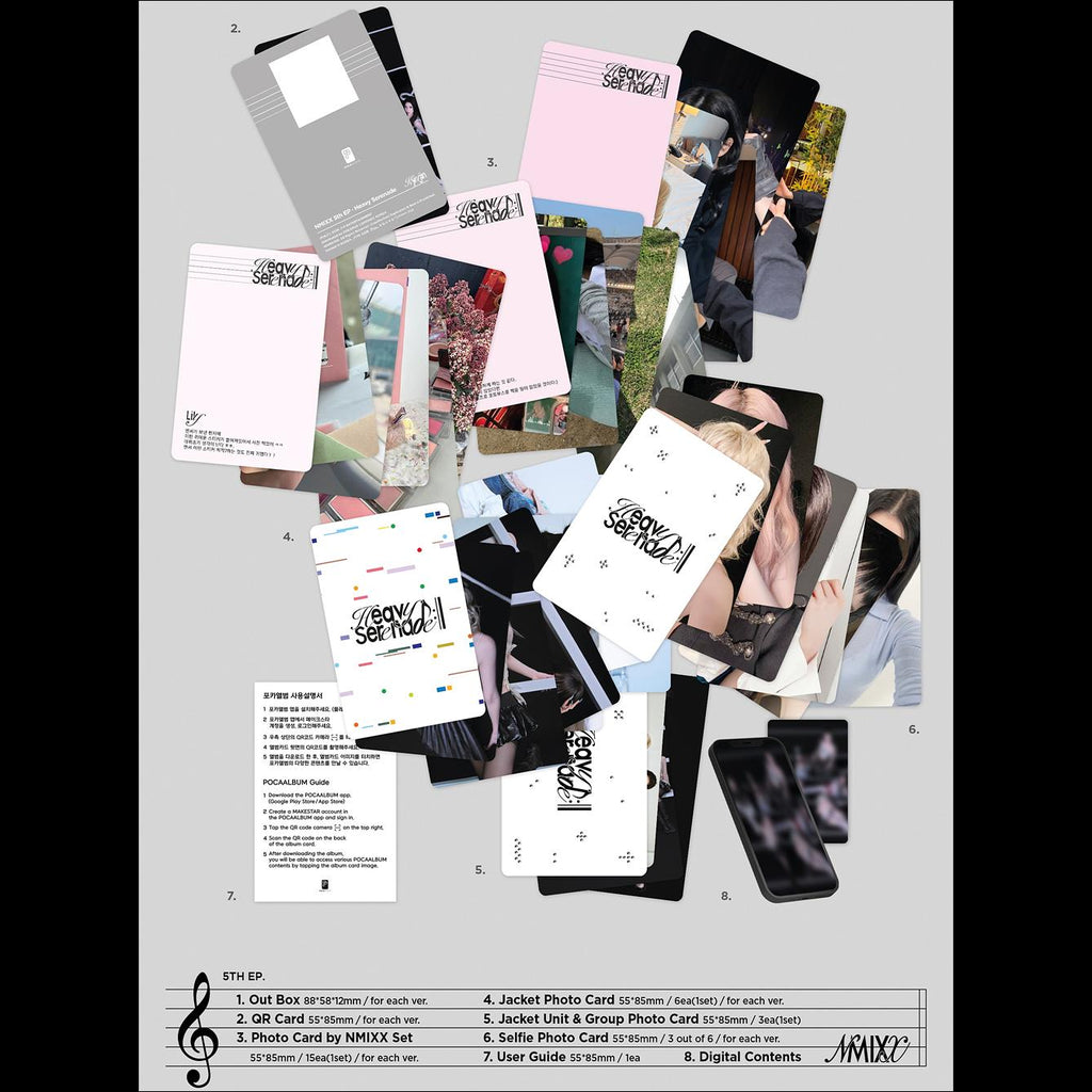 NMIXX [Heavy Serenade] Platform Album POCAALBUM Ver. + Free Gift
