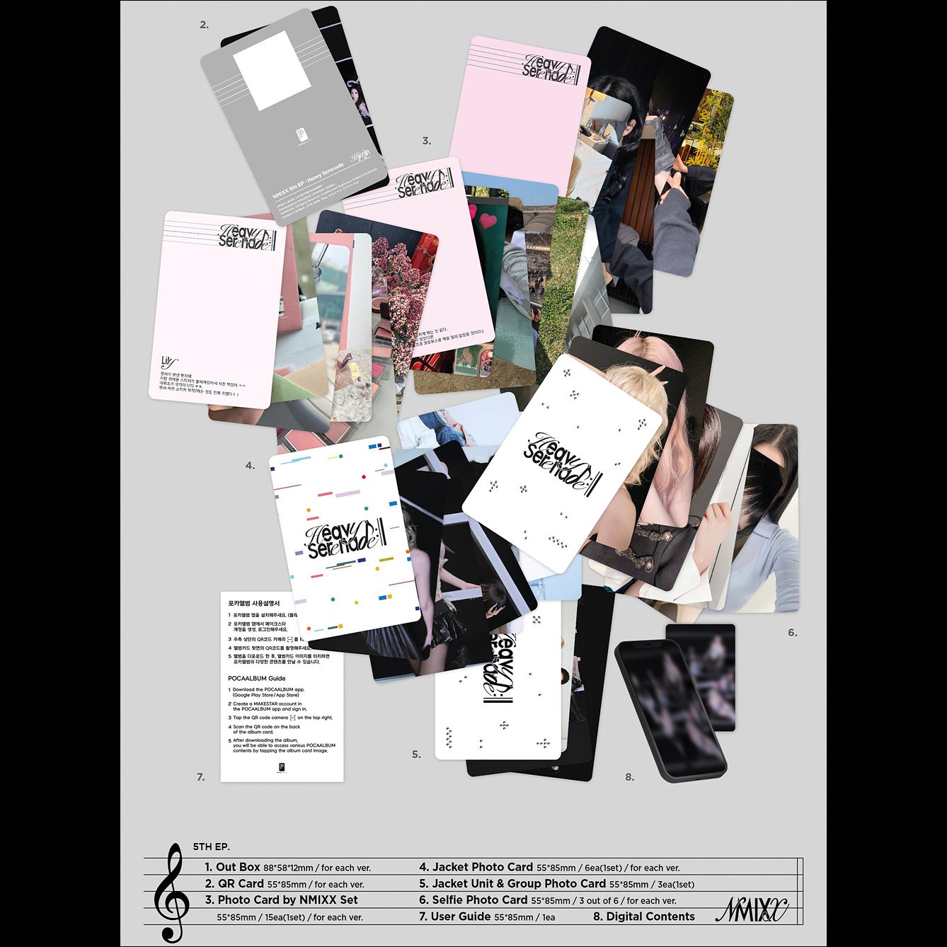 NMIXX [Heavy Serenade] Platform Album POCAALBUM Ver. + Free Gift