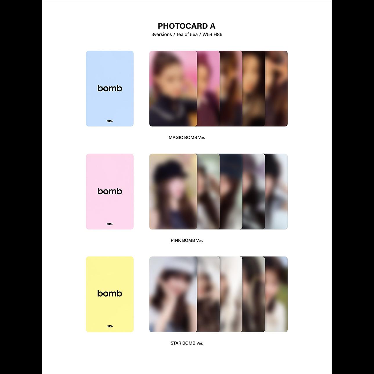 ILLIT bomb 3rd Mini Album (MAGIC BOMB Ver. / PINK BOMB Ver. / STAR BOMB Ver.)