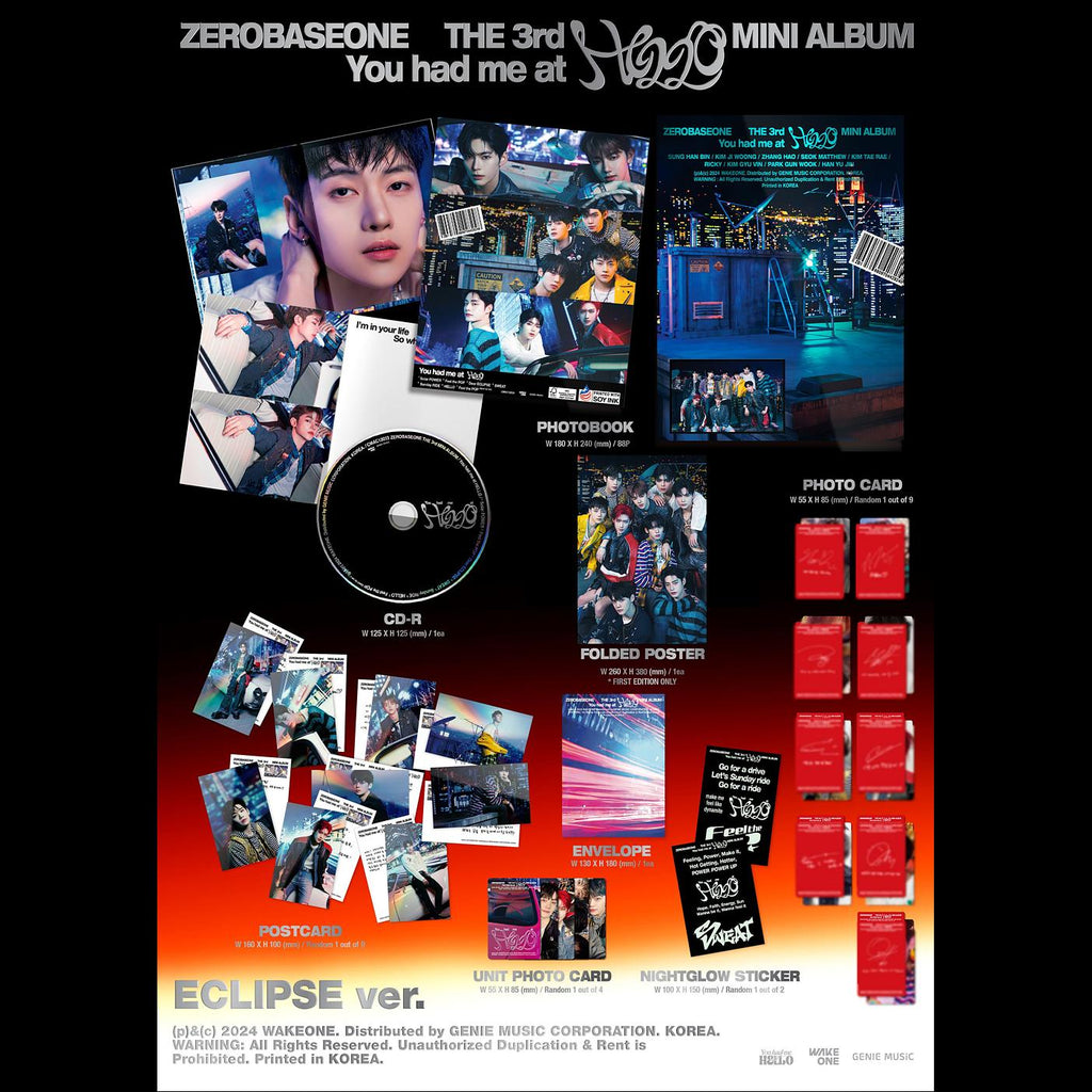 ZEROBASEONE - You had me at HELLO (ECLIPSE ver./SUNSHOWER ver.)