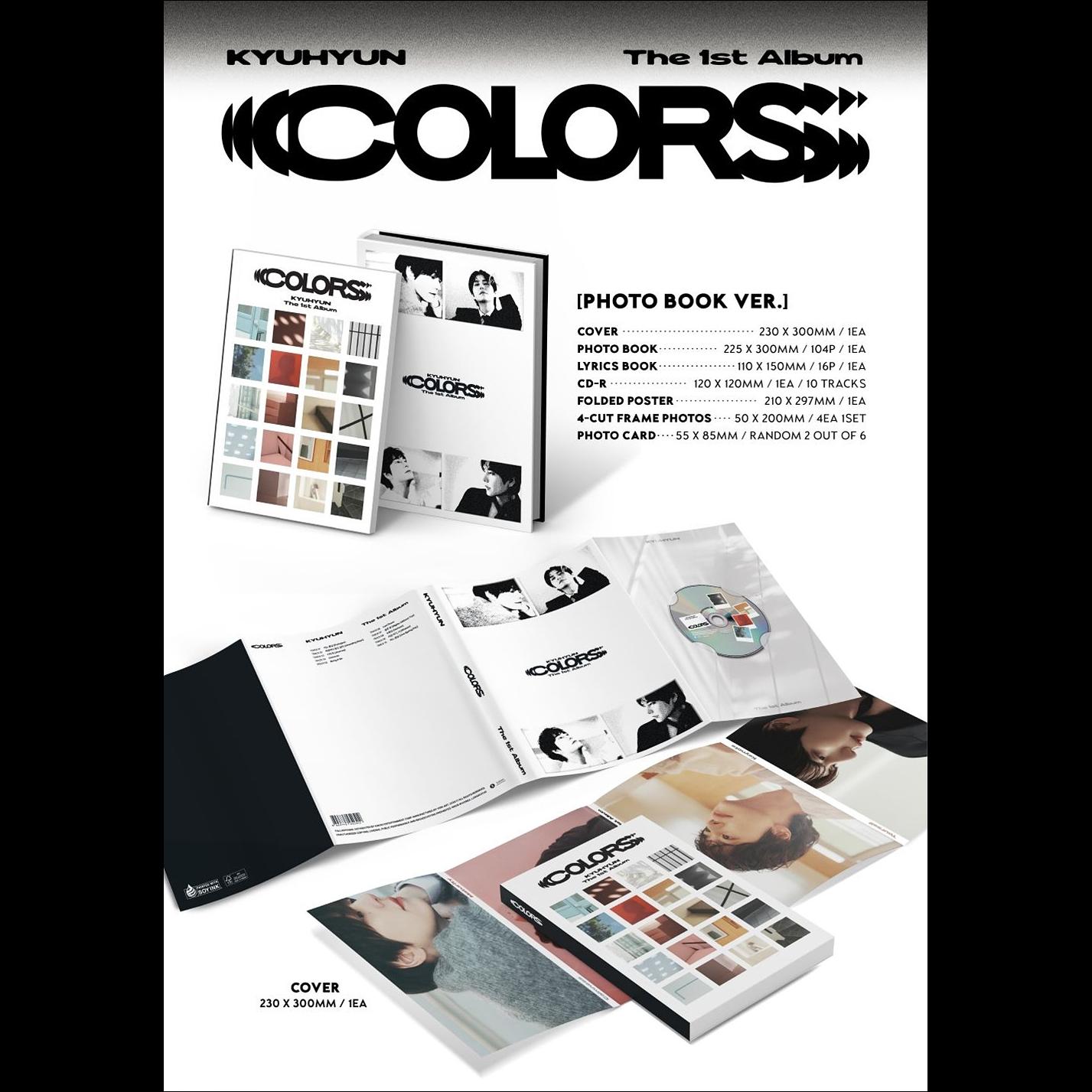 KYUHYUN - COLORS Photo Book ver. / The 1st Album