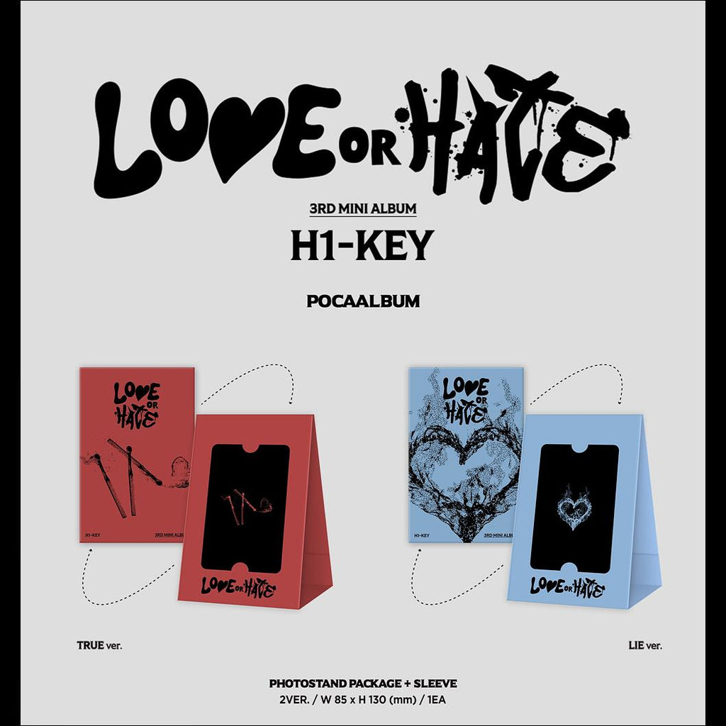 H1-KEY LOVE or HATE POCA Album
