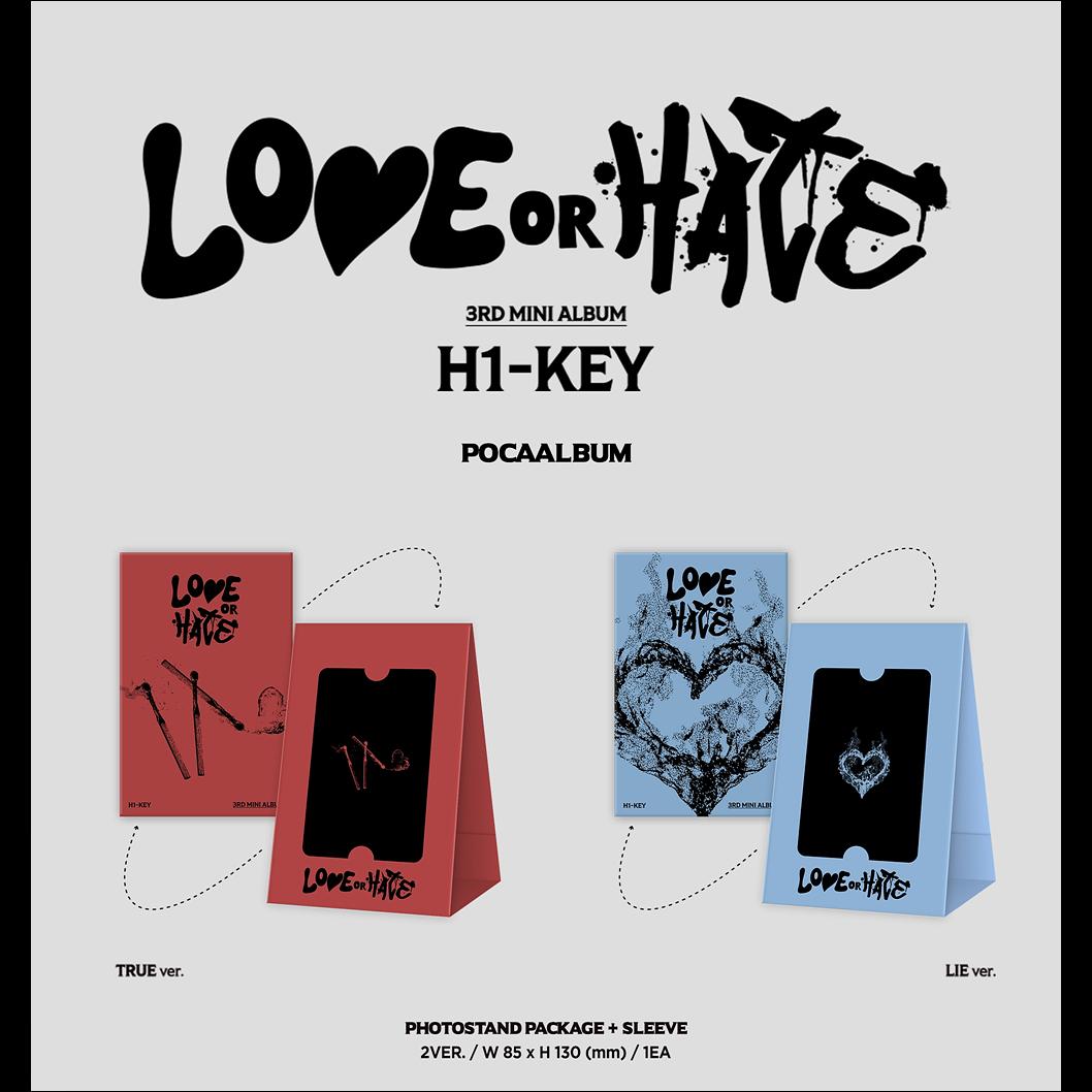 H1-KEY LOVE or HATE POCA Album