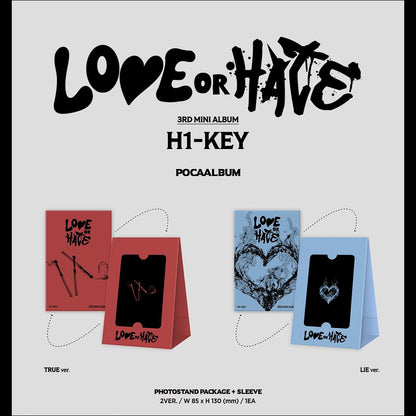 H1-KEY LOVE or HATE POCA Album