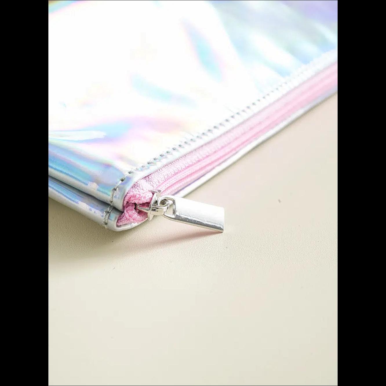 [K-Stationery] Daiso Korea Looney Tunes Tweety Hologram Pencil Case - Cute Korean Stationery School Supplies
