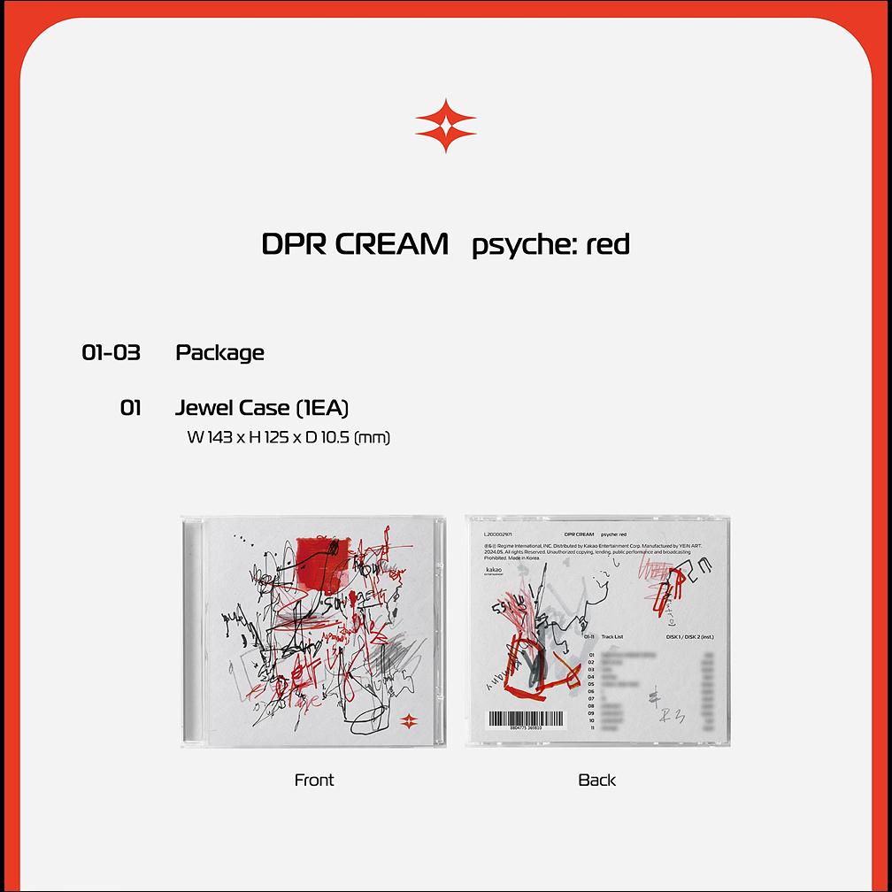 DPR CREAM [psyche: red] Album