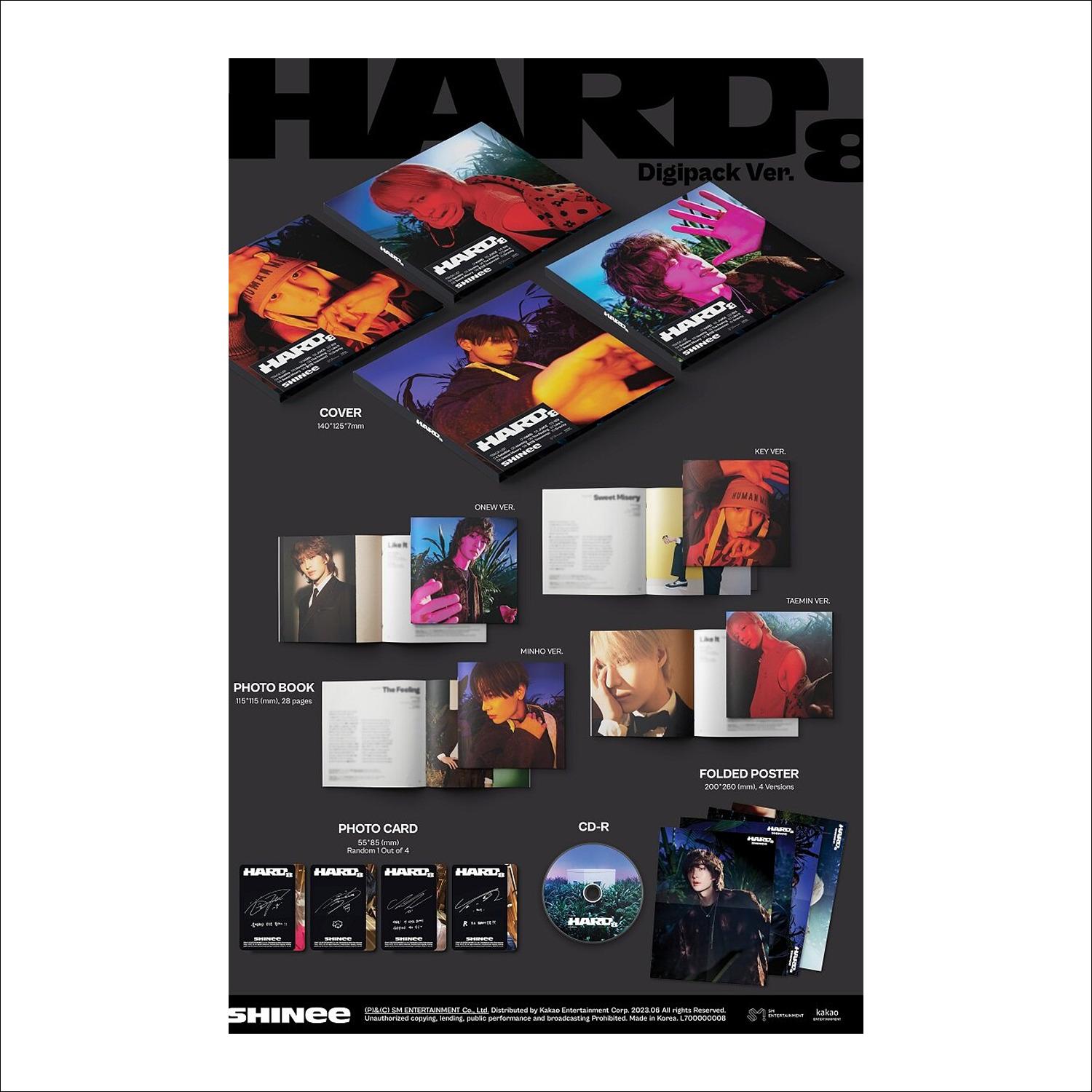 SHINee - HARD Digipack Ver. Album