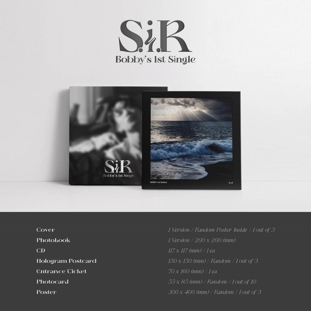BOBBY(IKON) - S.I.R 1st Solo Single Album