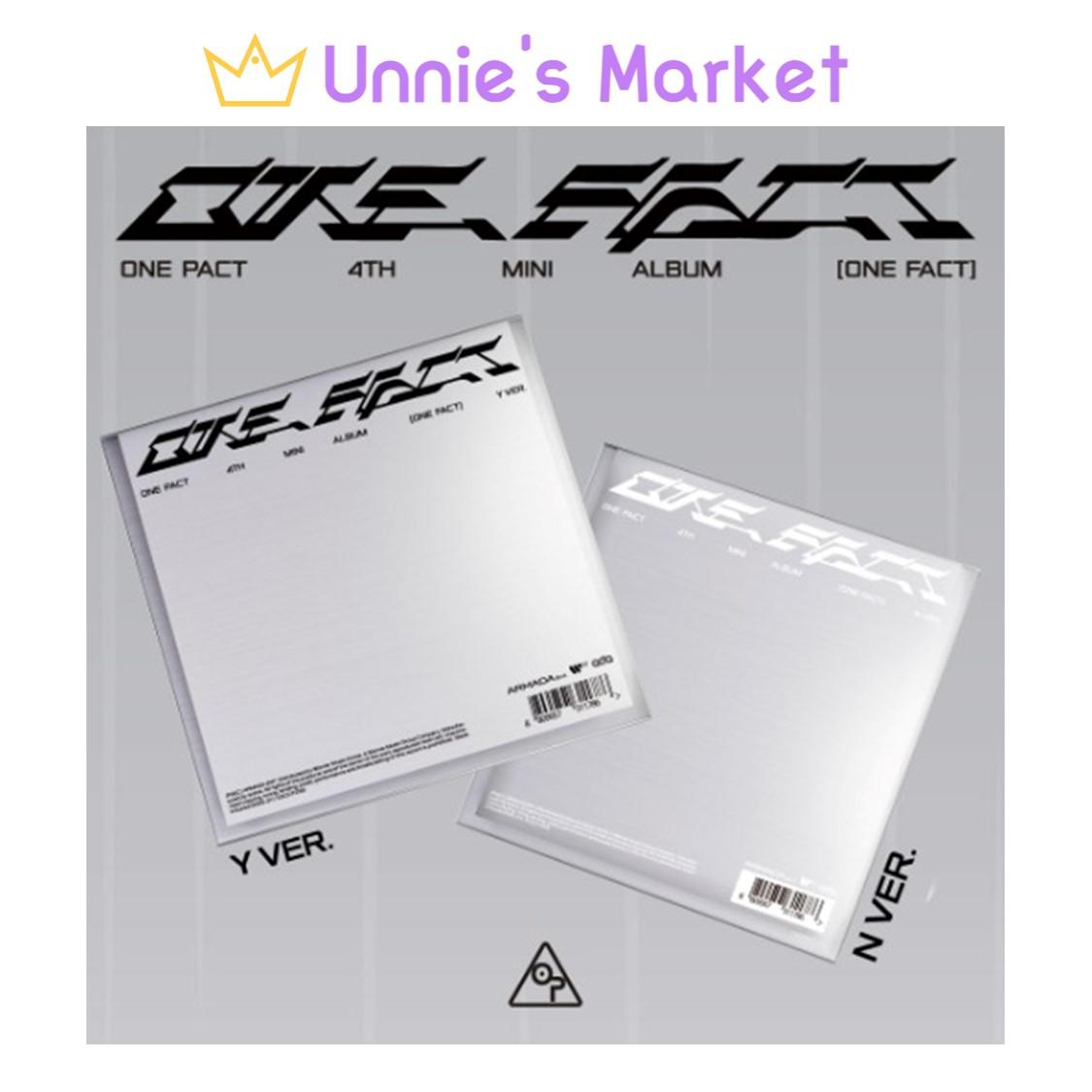 ONE PACT - ONE FACT 4th Mini Album (Y VER., N VER.)