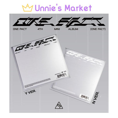 ONE PACT - ONE FACT 4th Mini Album (Y VER., N VER.)