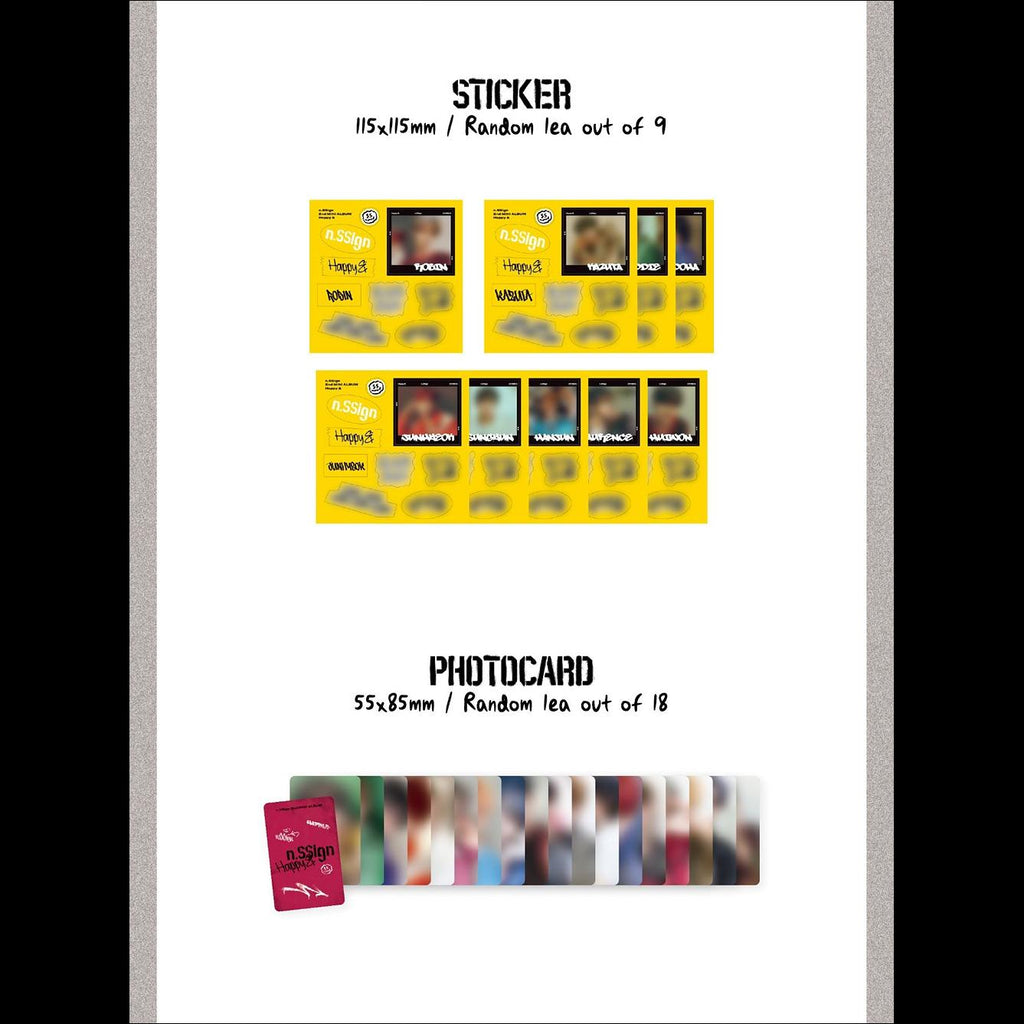 n.SSign 2nd MINI ALBUM 'Happy &' (Digipack ver.)
