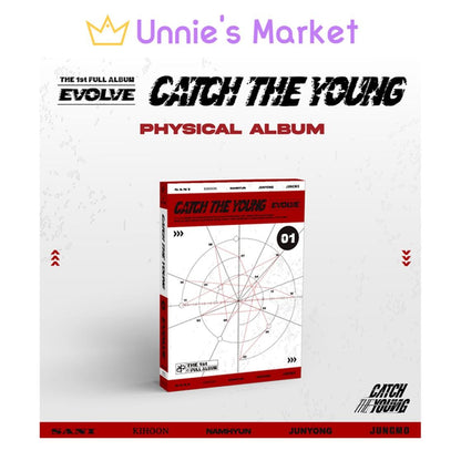 CATCH THE YOUNG [EVOLVE] 1st Album (CD) + Free Gift