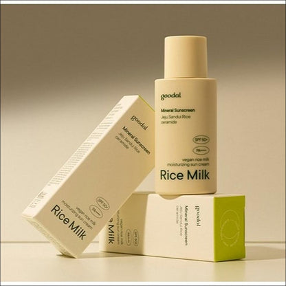 [Goodal] Vegan Rice Milk Moisturizing Sun Cream SPF50+ PA++++ - Gentle Hydration & Strong UV Protection, 50ml | Olive's K-beauty