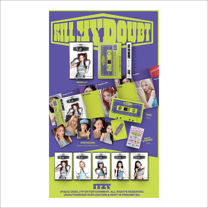 [JYP SHOP POB] ITZY - KILL MY DOUBT Cassette Tape Ver.