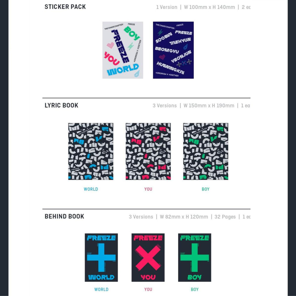 TXT - THE CHAOS CHAPTER : FREEZE Album
