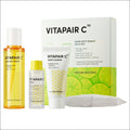 Nature Republic Vitapair C Dark Spot Serum Jumbo Set (Big Size 90ml Serum + Toner 30ml + Foam Cleanser 30ml + 10 Cotton Pads)