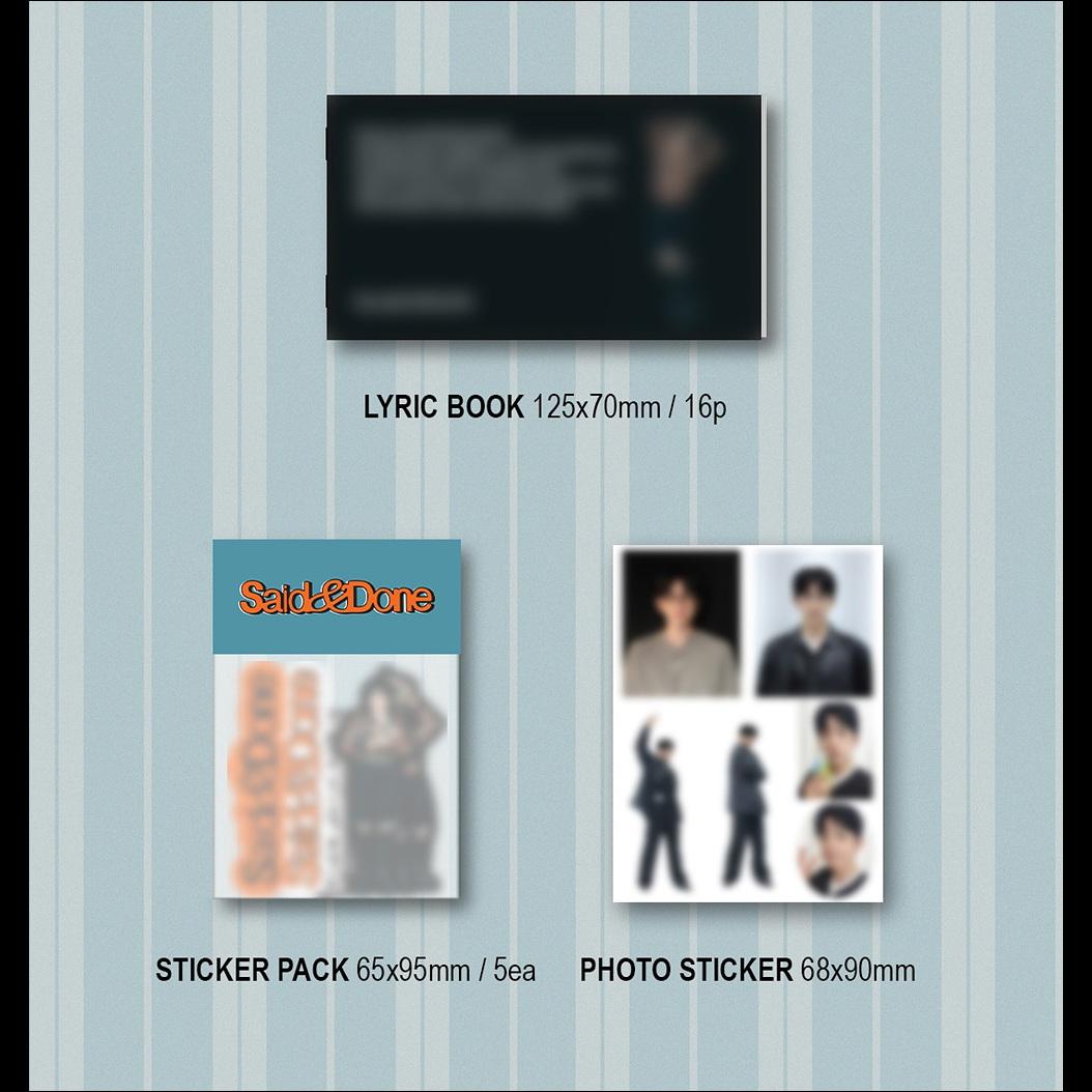 Park Jin Young (GOT7) [Said & Done] 2nd Mini Album (Memory Box ver.) + Free Gift