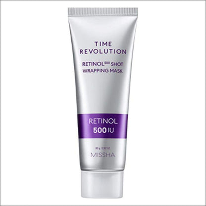 MISSHA Time Revolution Retinol 500 Shot Wrapping Mask