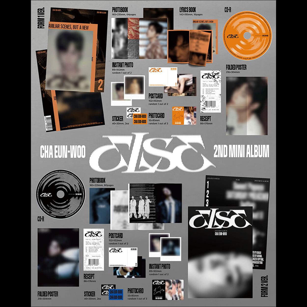 CHA EUN-WOO [ELSE] The 2nd Mini Album + Free Gift